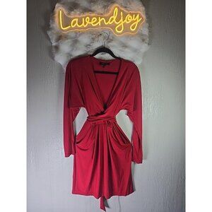 Wrap Red Dress